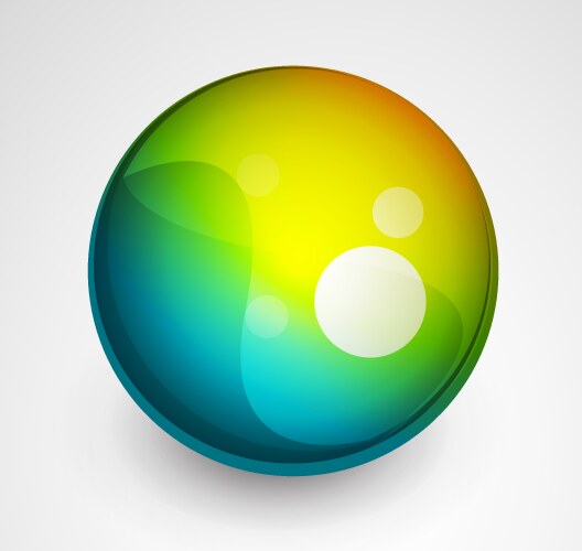 Abstract orb vector image