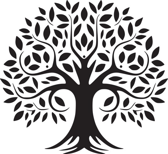 Tree - high quality logo ideal for t-shirt vector image