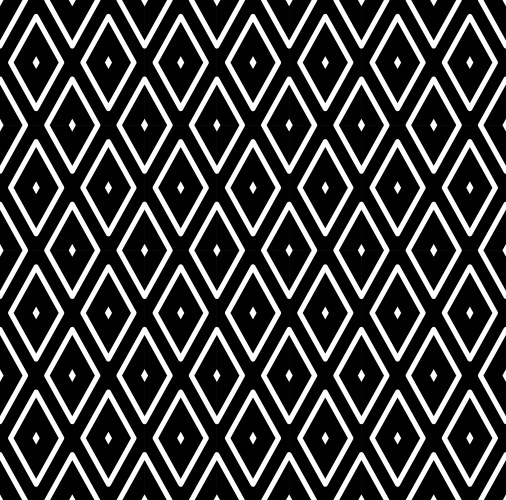 Seamless diamonds pattern vector image