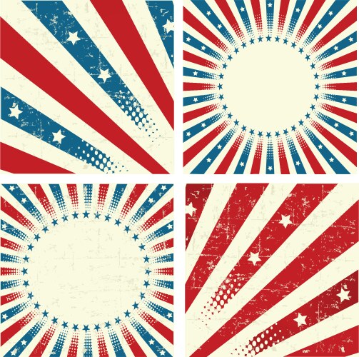 Patriotic background vector image