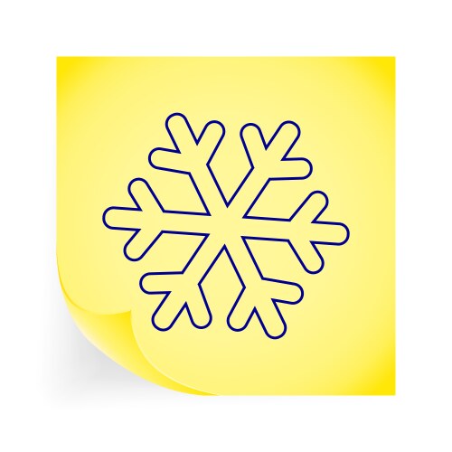 Snowflake vector image