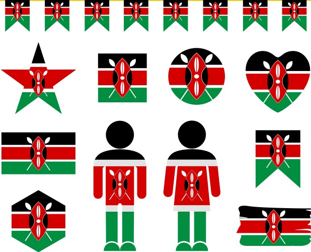 Kenya vector image