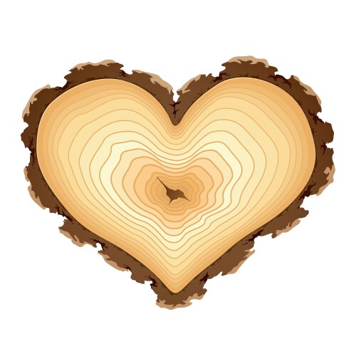 Heart shape design element vector image