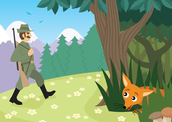 hunting season vector image