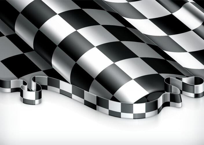 Checkered background vector image