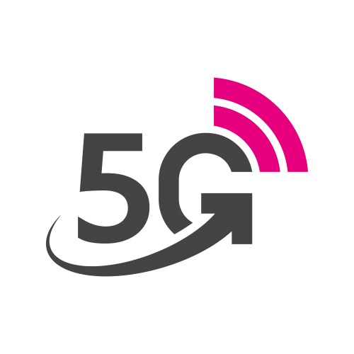 Technology icon network sign 5g vector image