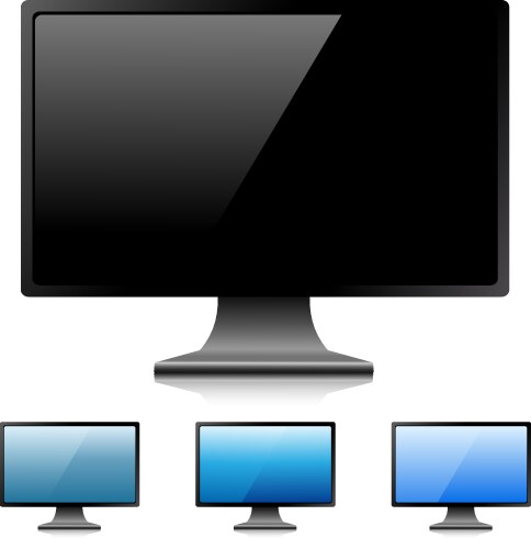 Monitor vector image