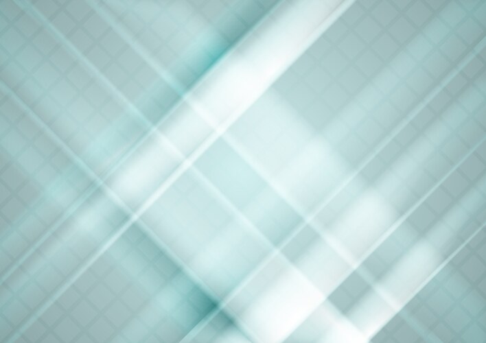 Blue tech geometric background with squares vector image