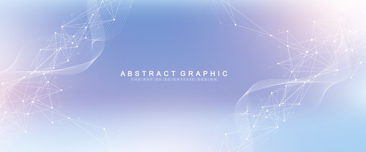 Global network connection banner design template vector image