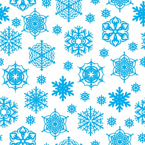 Snow seamless vector image