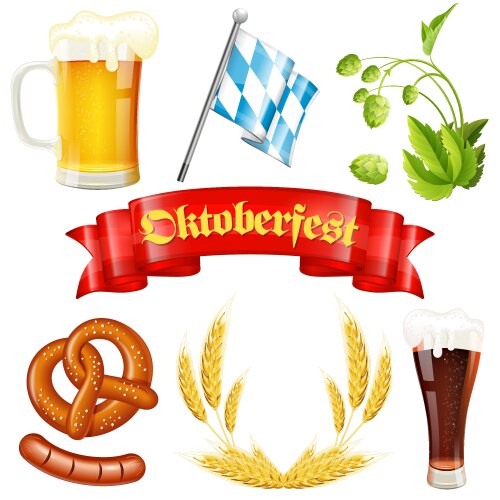 oktoberfest icon vector image