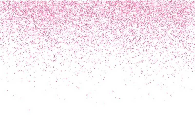 Pink glitter sparkle on a transparent background vector image