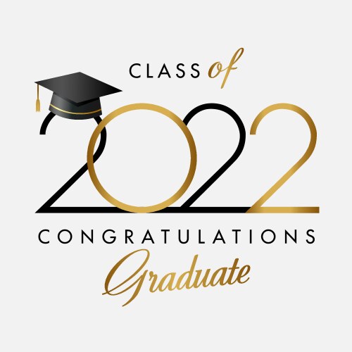 2022 beautiful graduation cylinder vector image