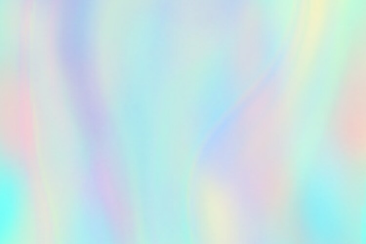 Rainbow texture hologram foil iridescent vector image