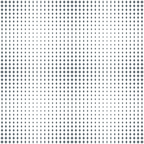 Halftone background seamless pattern vector image