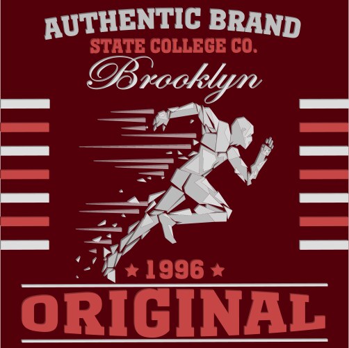 New york sport t-shirt vector image