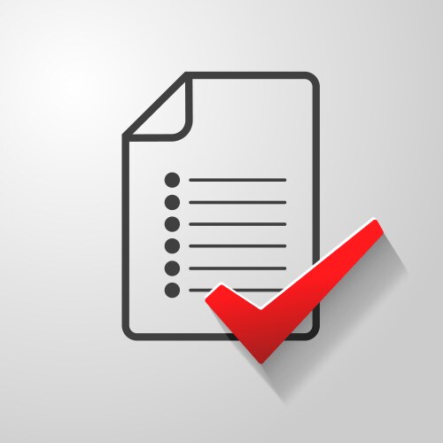 Check list icon 1 vector image