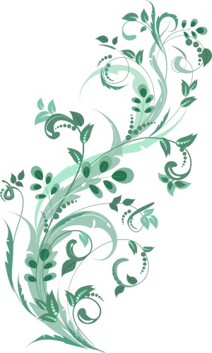 Floral ornament for your design vector image