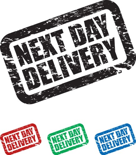 Next day delivery vector image