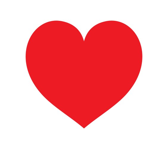 Heart vector image