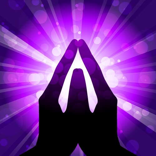 Prayer vector image