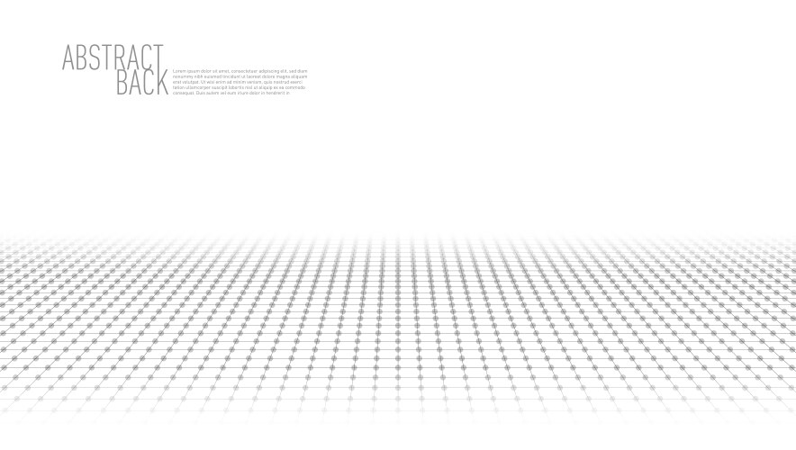 3d perspective wireframe landscape on white back vector image