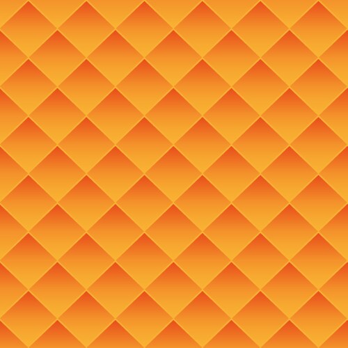 Abstract background orange tiles vector image