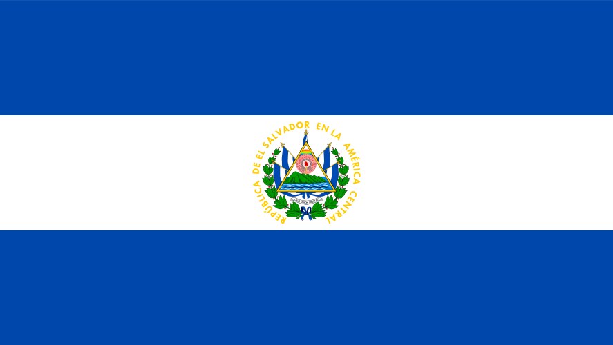 El salvador flag vector image