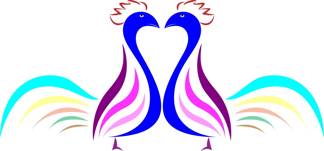 rooster logo vector image