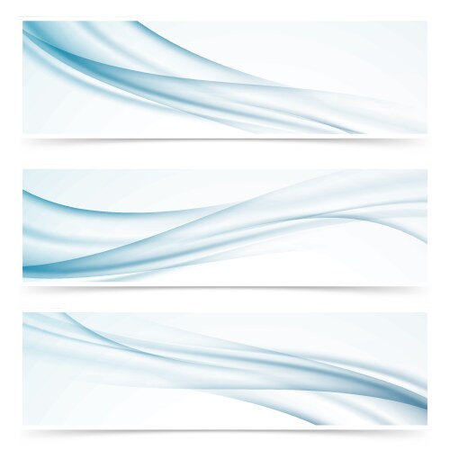 Modern abstract smoke swoosh line header vector image