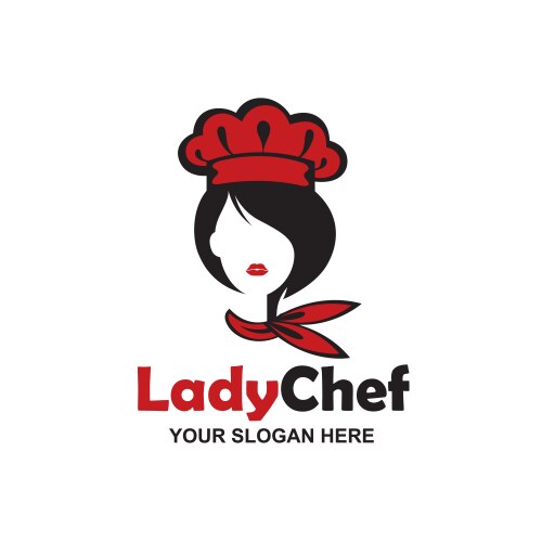 chef woman design vector image