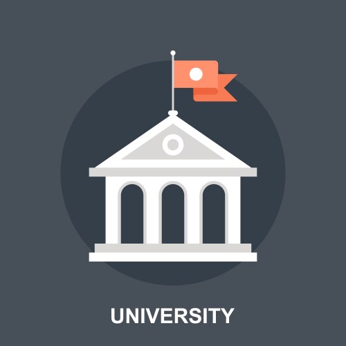 University vector image