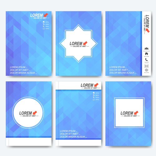 Modern templates for brochure flyer cover vector image