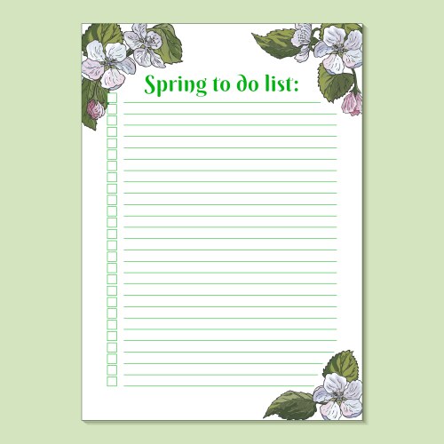 To do list printable template vector image