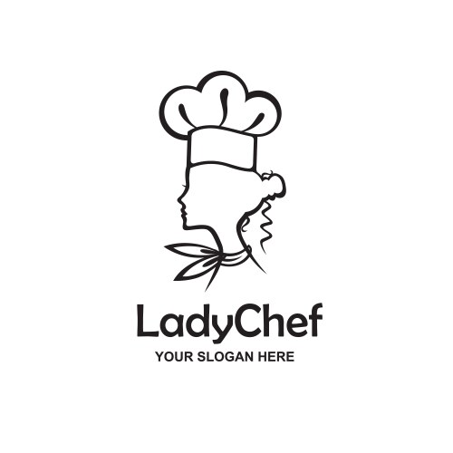 chef woman design vector image