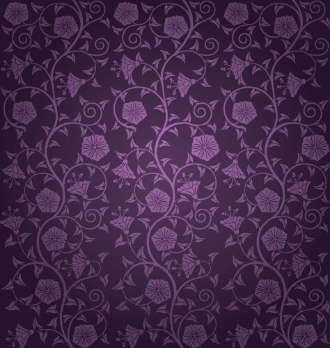 Seamless floral pattern vector image