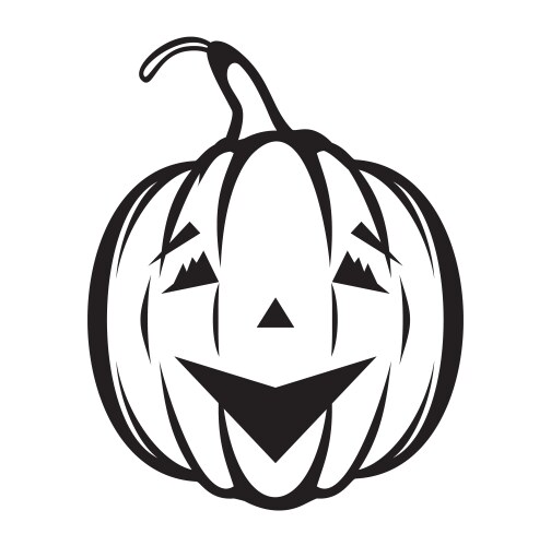 Halloween pumpkin icon vector image