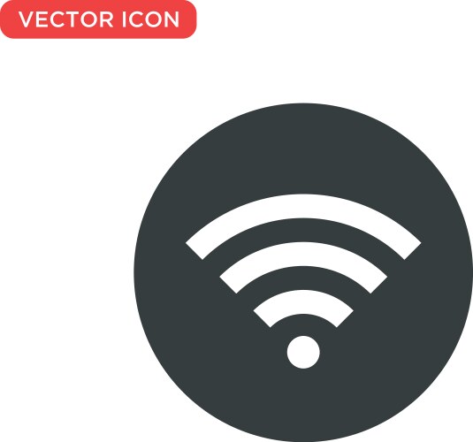 Wifi signal icon design vector image