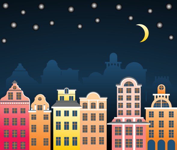 Cityscape vector image