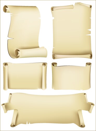 Paper documents vector image