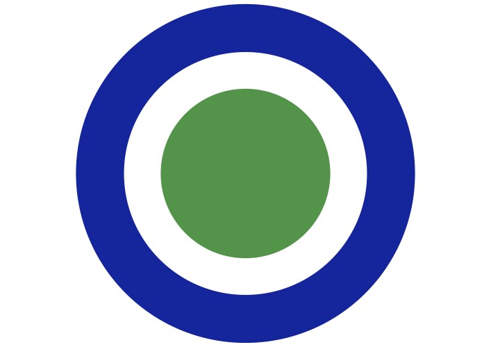 Lesotho air force roundel vector image