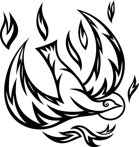 Holy spirit ornate vector image