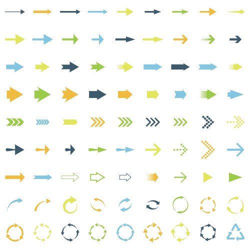 Arrows vector image