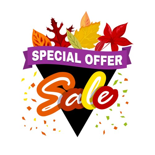 Special offer off banner super mega sale vector image