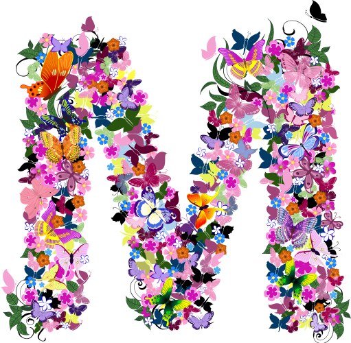 Floral pattern vector image