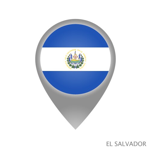 El salvador point vector image