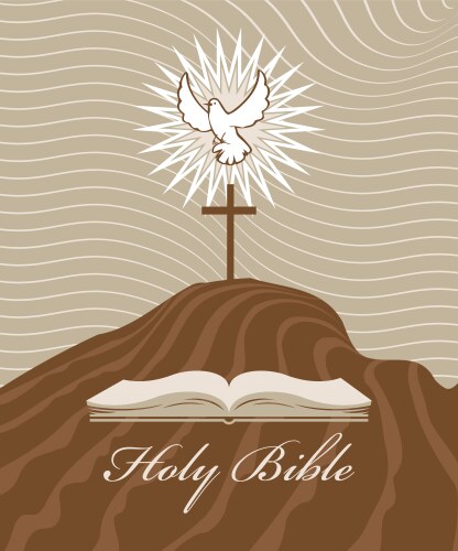 Holy spirit vector image