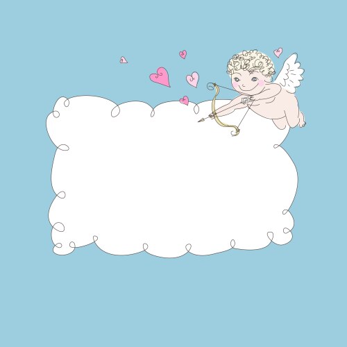 Cupid vector image