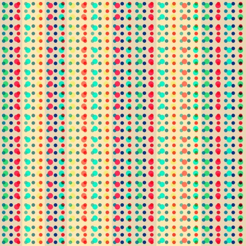 Colored points seamless pattern vector image