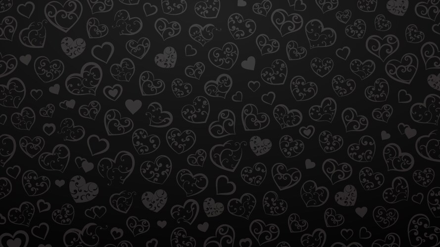 Background of small hearts vector image